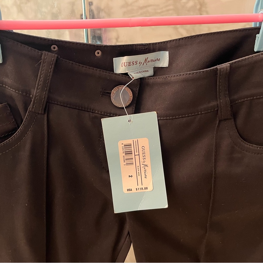 Marciano black capris pants